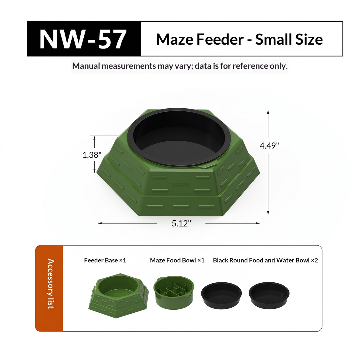Reptile Maze Slow Feeder & Multi-Basin System