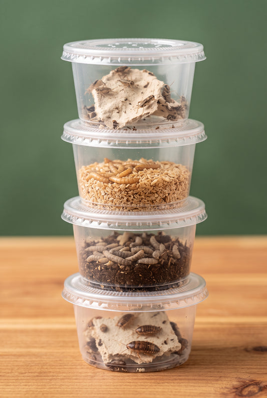 Jumping Spider Live Feeder Kit (Includes 2 Day Shipping)