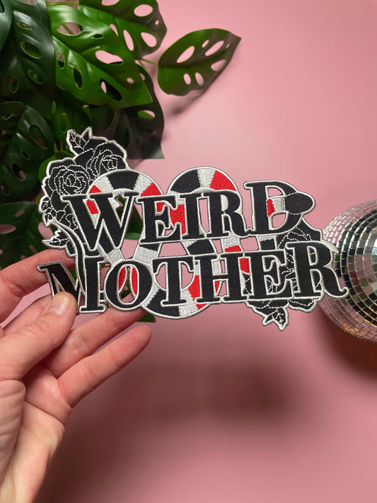 "Weird Mother" Snake Embroidered Patch