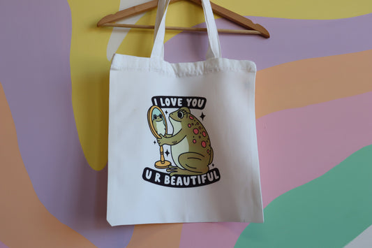 I Love You-Frog Tote Bag