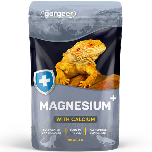 Gargeer Magnesium+ with Calcium Reptile Supplement