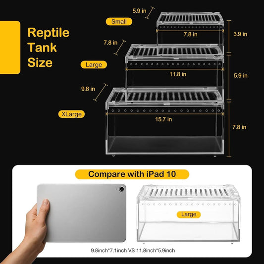 Premium Acrylic Invertebrate & Terrestrial Enclosure