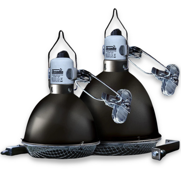 Arcadia Ceramic Reflector Clamp Lamps