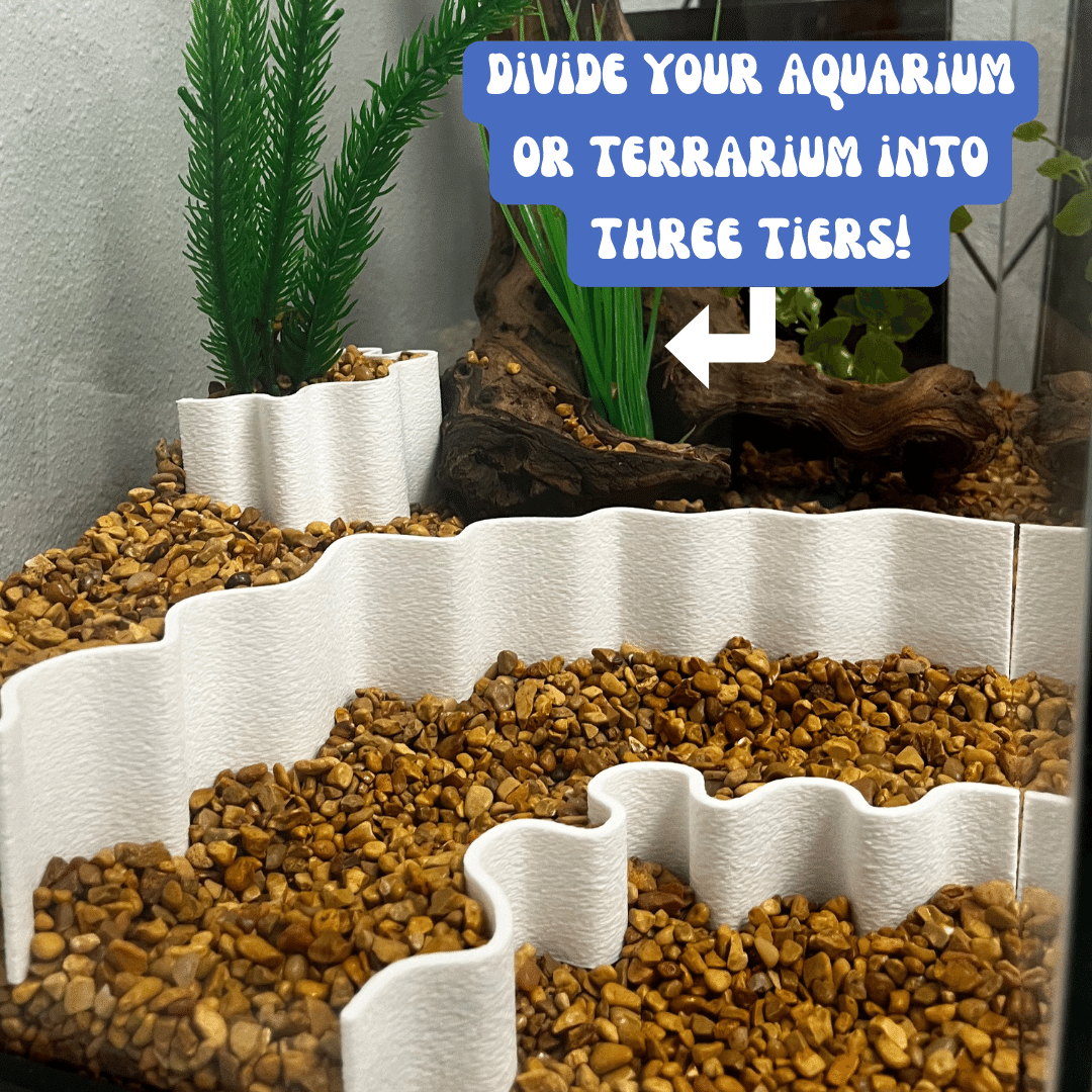 Multi-Tier Substrate Divider & Retaining Wall Set (3-Piece)