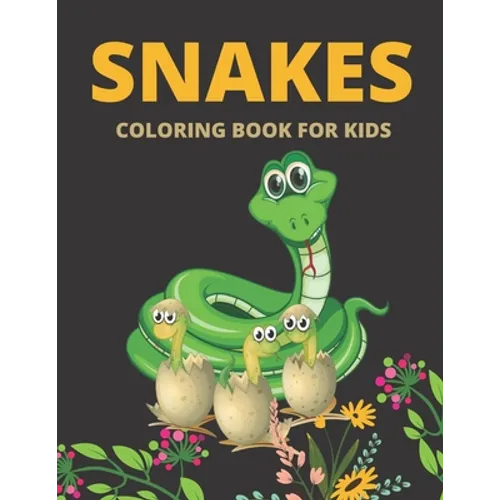 Snakes Coloring Book For Kids By Blueberry Publishing House