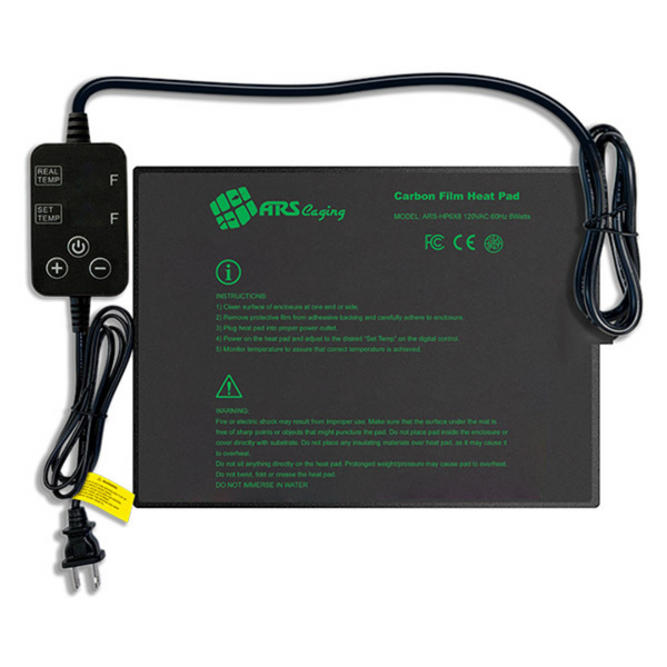 Precision Carbon Film Heat Mat with Digital Thermostat