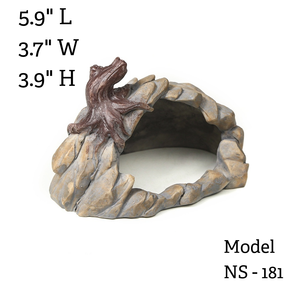 Multi-Level Resin Habitat Hides & Basking Perches