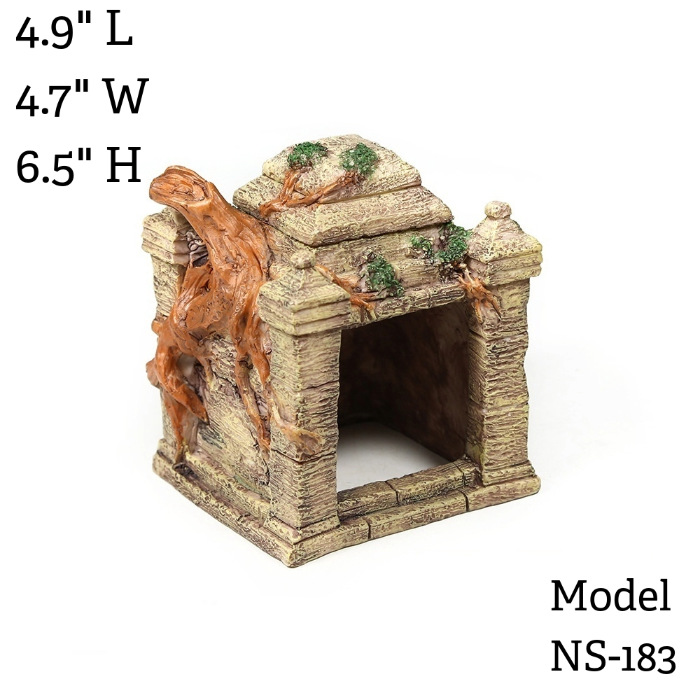 Multi-Level Resin Habitat Hides & Basking Perches