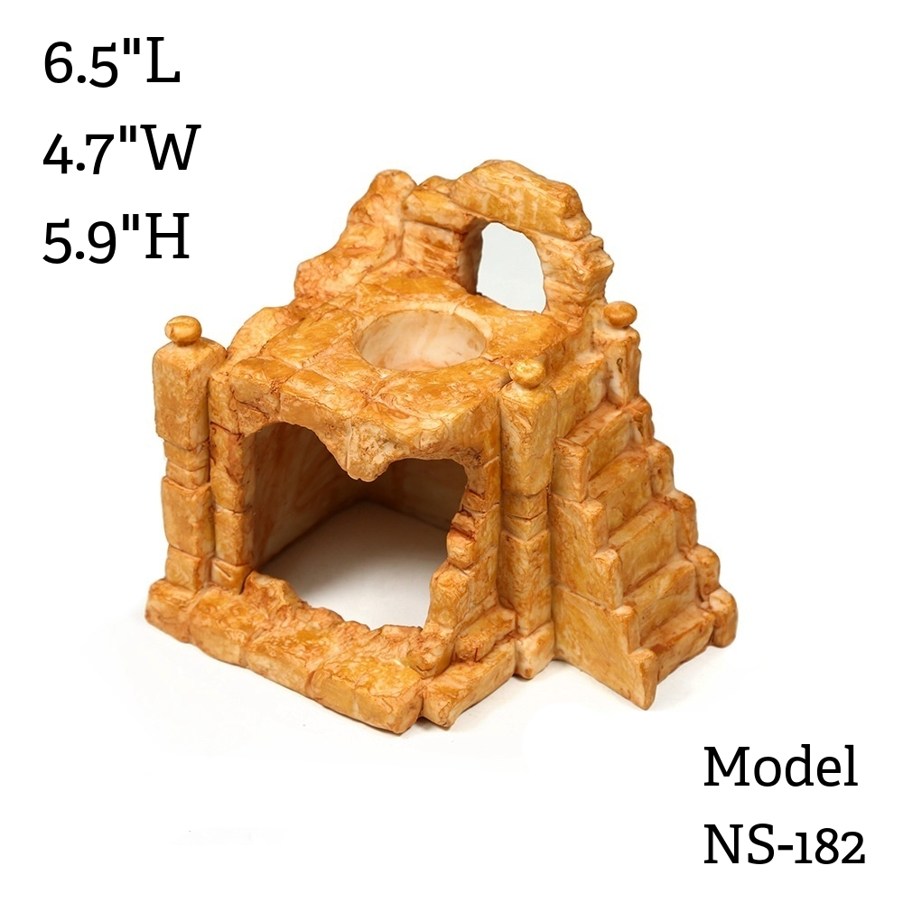 Multi-Level Resin Habitat Hides & Basking Perches