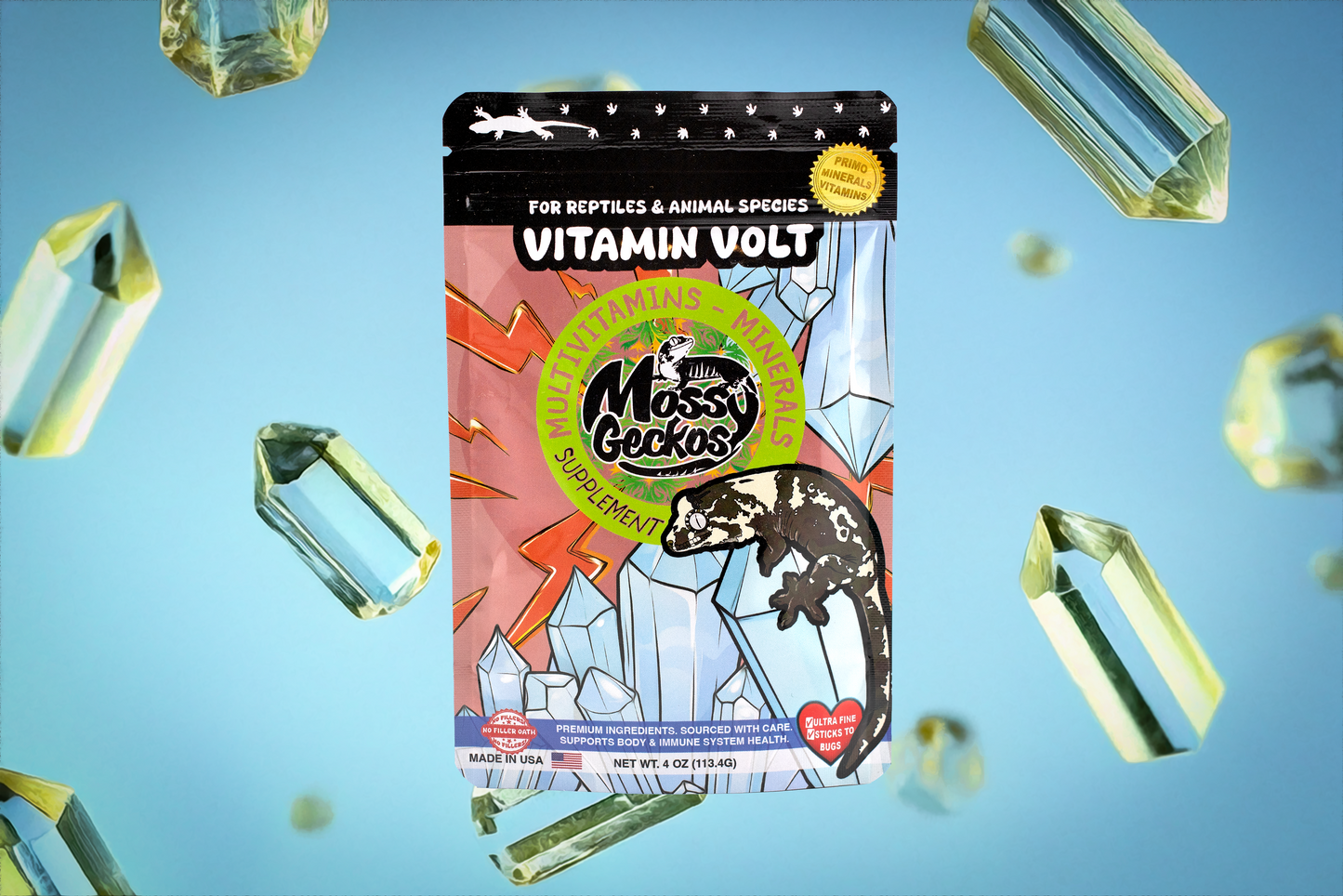 Mossy Geckos - Vitamin Volt Multivitamin & Mineral Supplement