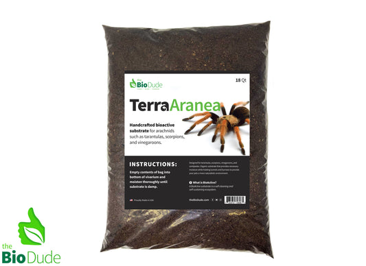 The Bio Dude - Terra Aranea Substrate for Tarantulas 18 qt bag -The Ultimate Invert Substrate - DS