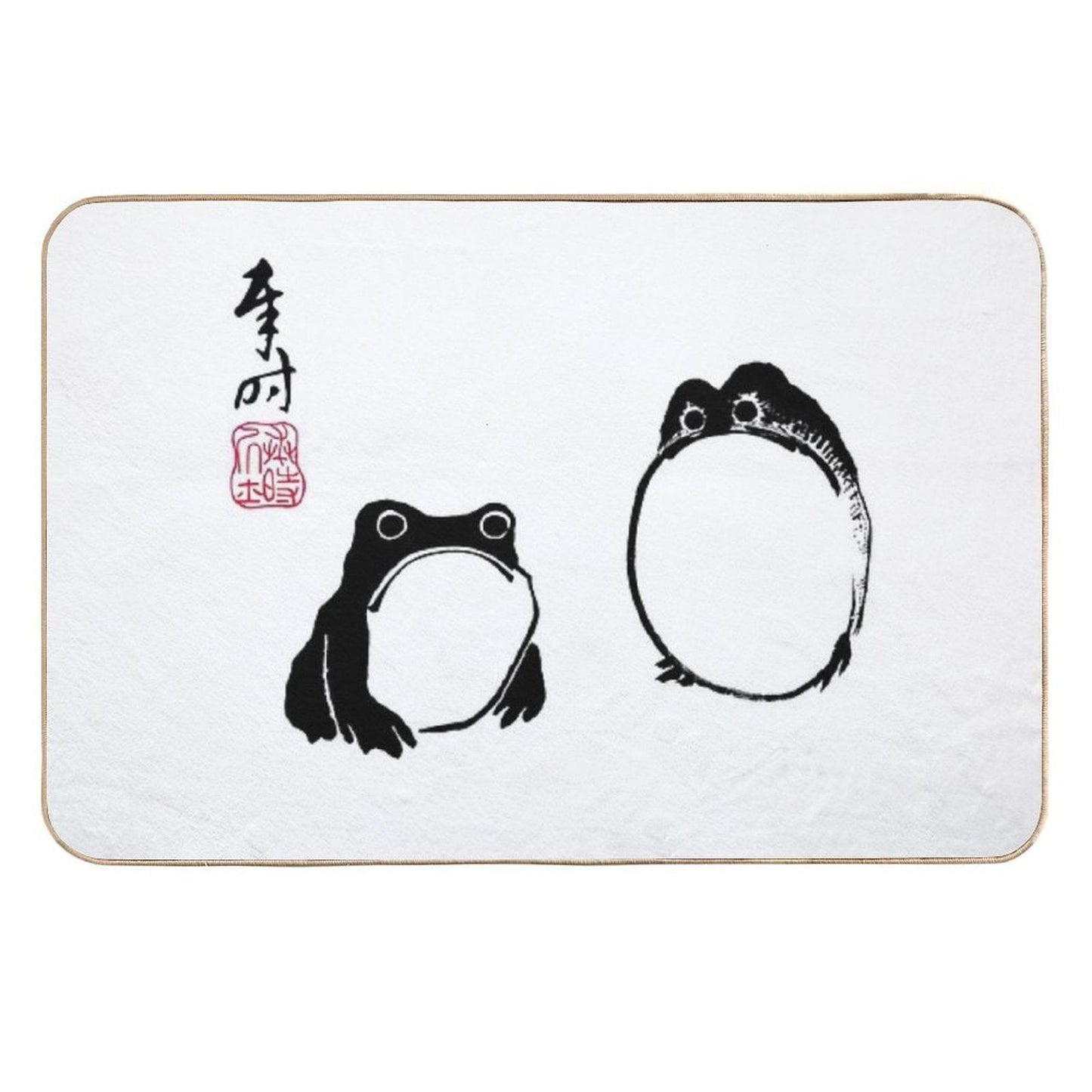 Matsumoto Hoji Frogs  Dirt-Trapping Bath Mat