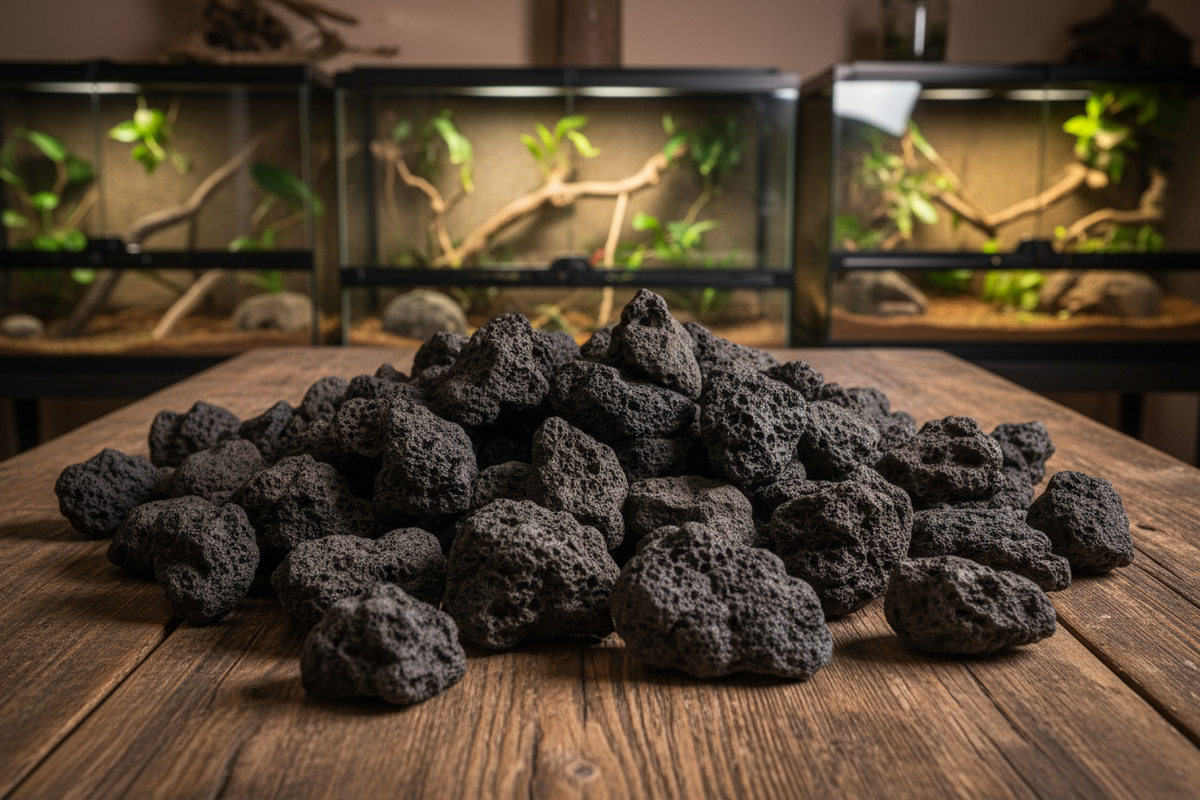 Natural Volcanic Lava Rock (22 lbs/10 kg)