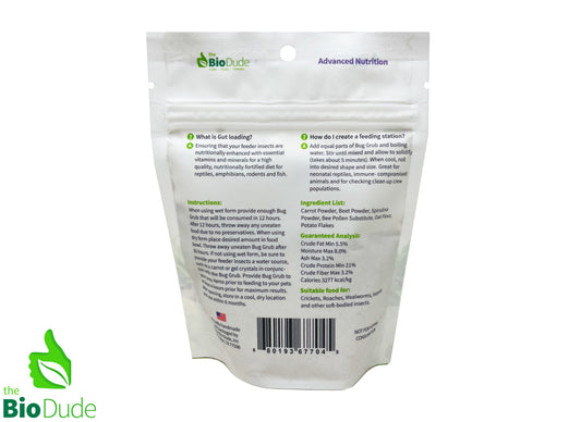 The Bio Dude - Bug Grub - Premium Insect Gutload - DS