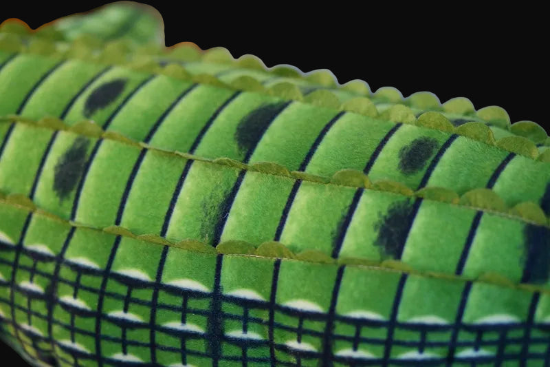 crocodile plush close up