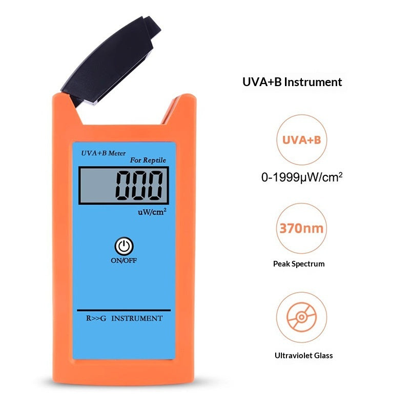 Precision Handheld Digital Ultraviolet (UV) Radiometer & Terrarium Sensor