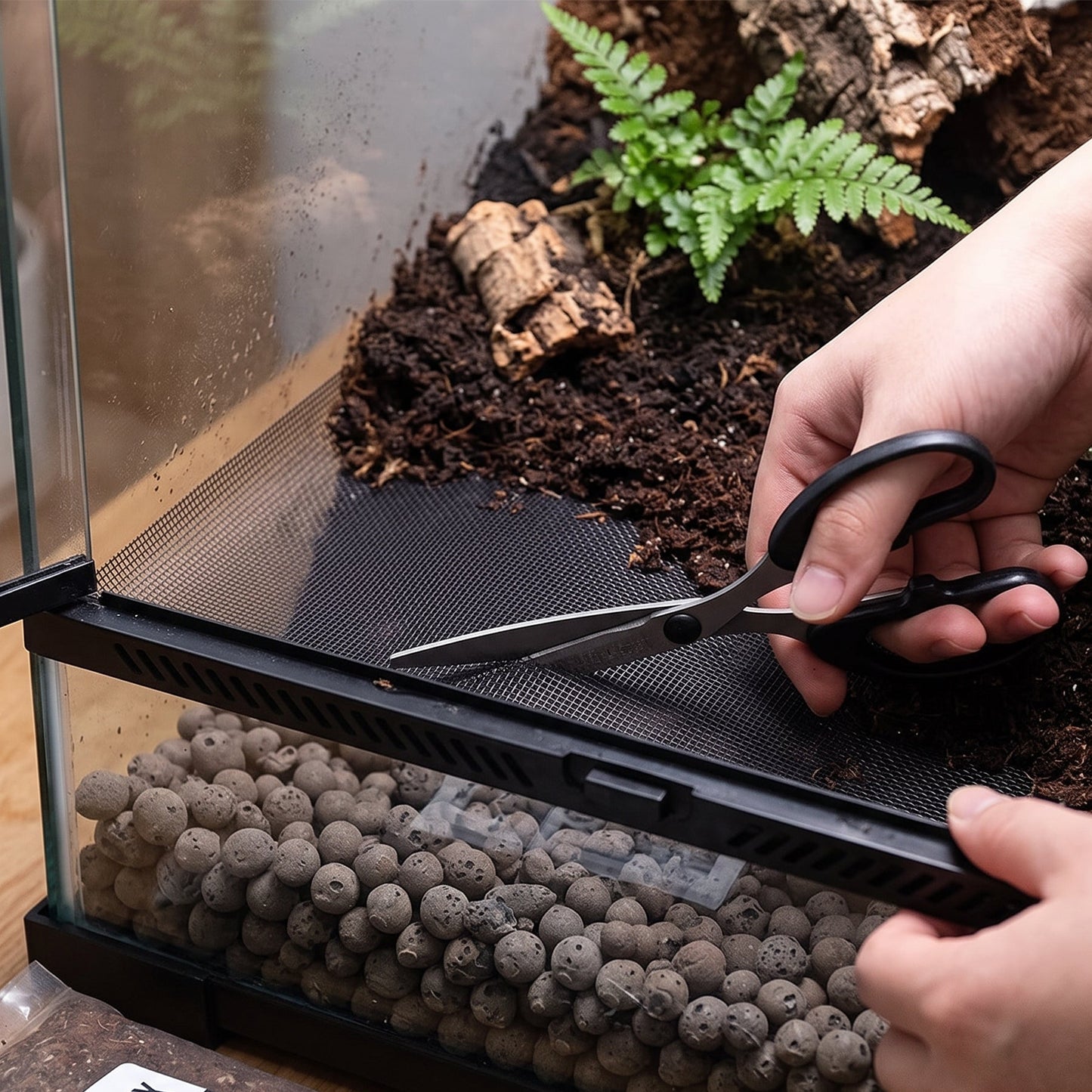 Bioactive Terrarium Substrate Barrier Mesh (1m × 1.5m)