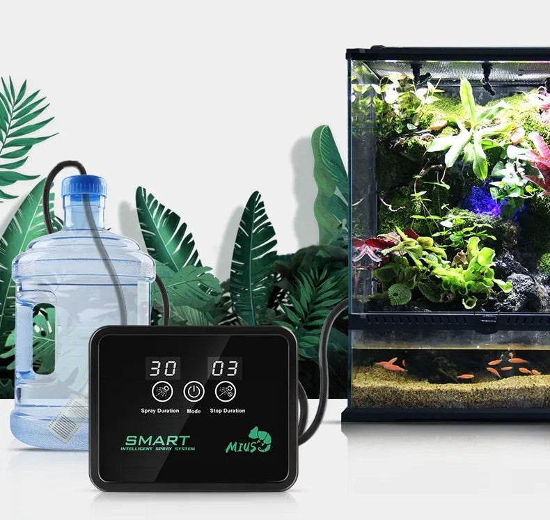Smart Rainforest Terrarium Misting & Spray System