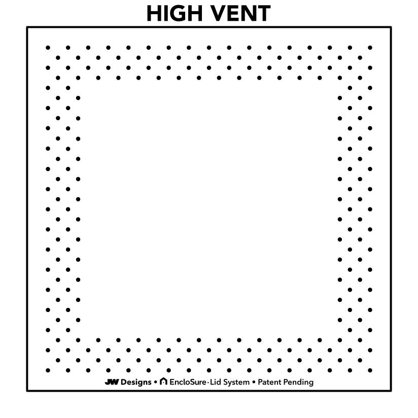 EncloSure™ Replacement Lid for Zoo Med Naturalistic™ Terrarium 12″ × 12″