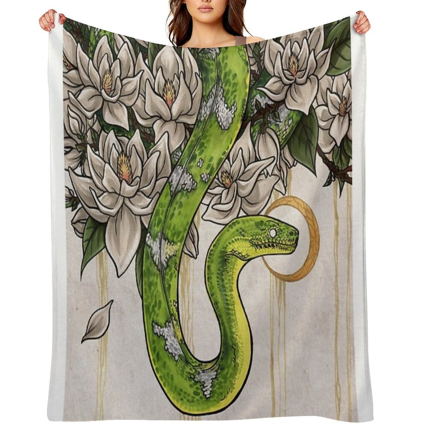 Snake Throw Blanket