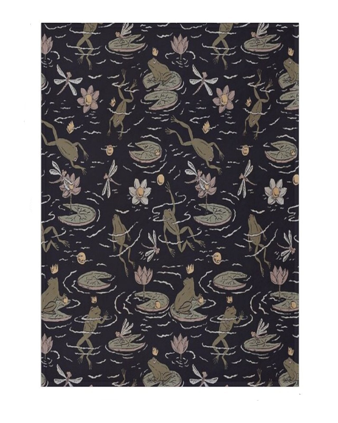 The Frog Prince Throw Blanket