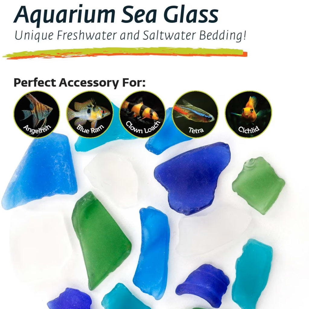 Galapagos Aquarium Sea Glass (4 lbs)