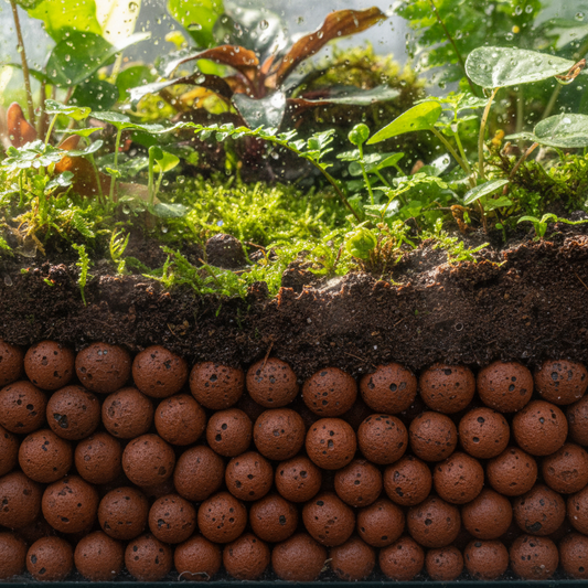 Expanded Clay Pebbles (LECA) – Bioactive Drainage Layer