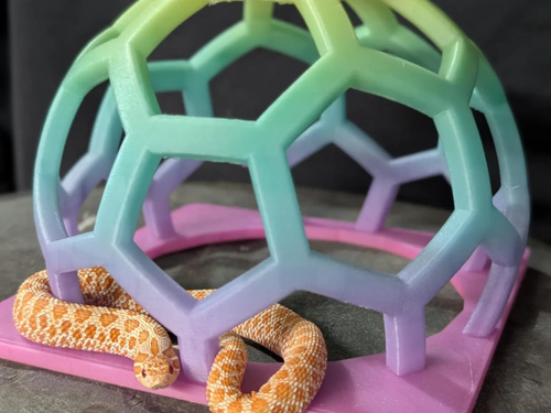 3D-Printed Climbing Enrichment Dome Toy