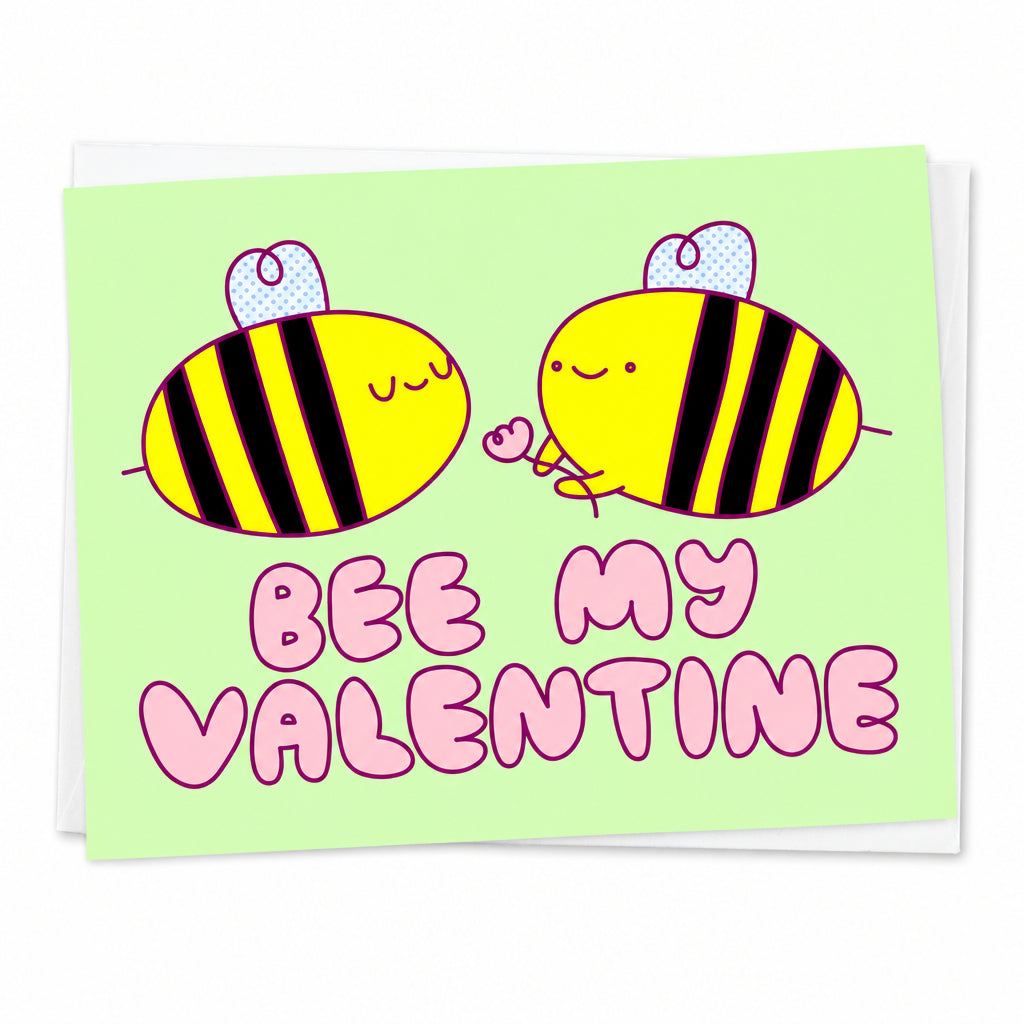 Valentines Day Card "Bee My Valentine"