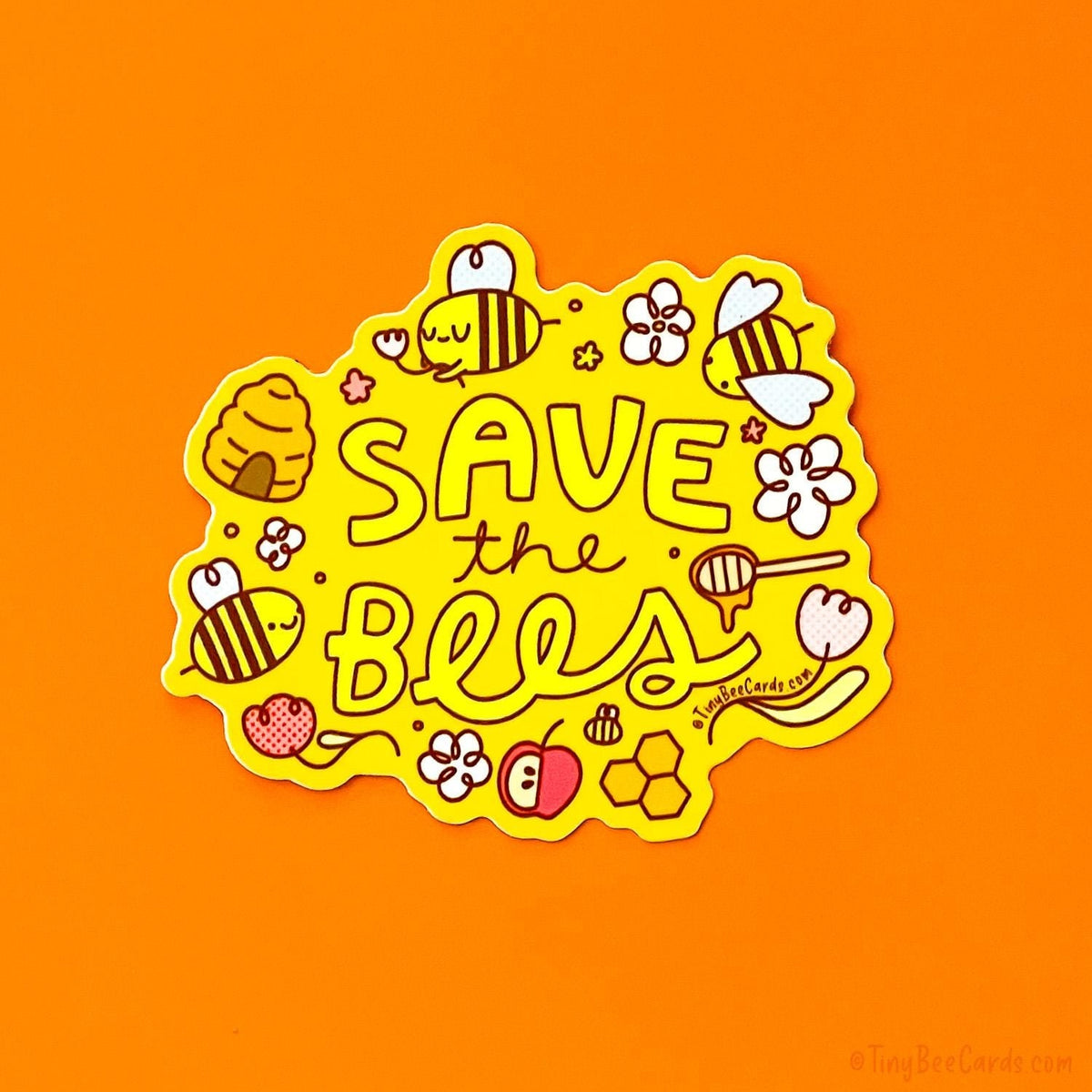 Save The Bees Vinyl Sticker