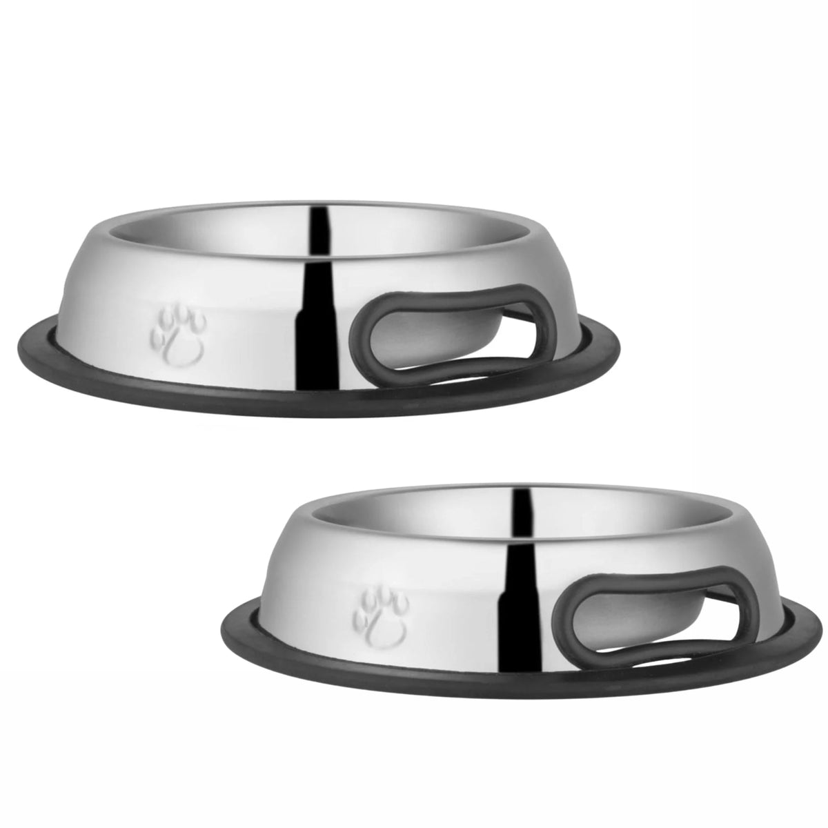 Embossed No-Tip Anti-Skid Stainless Steel Feeding & Soaking Bowl