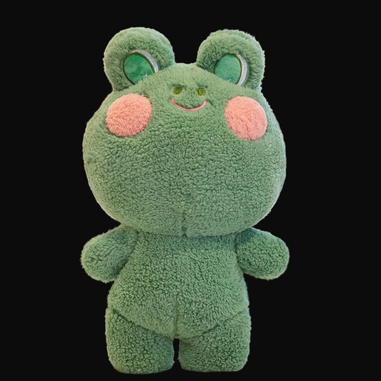 kawaii frog plush