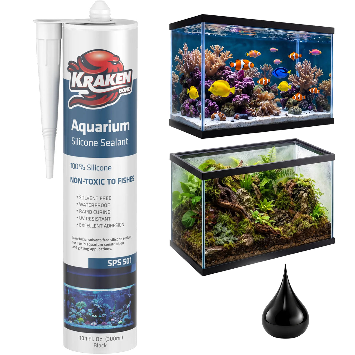 100% Silicone Sealant (10.1 fl oz)