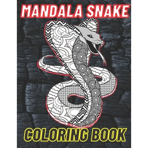 Mandala Snake Coloring Book by Eigo Plus