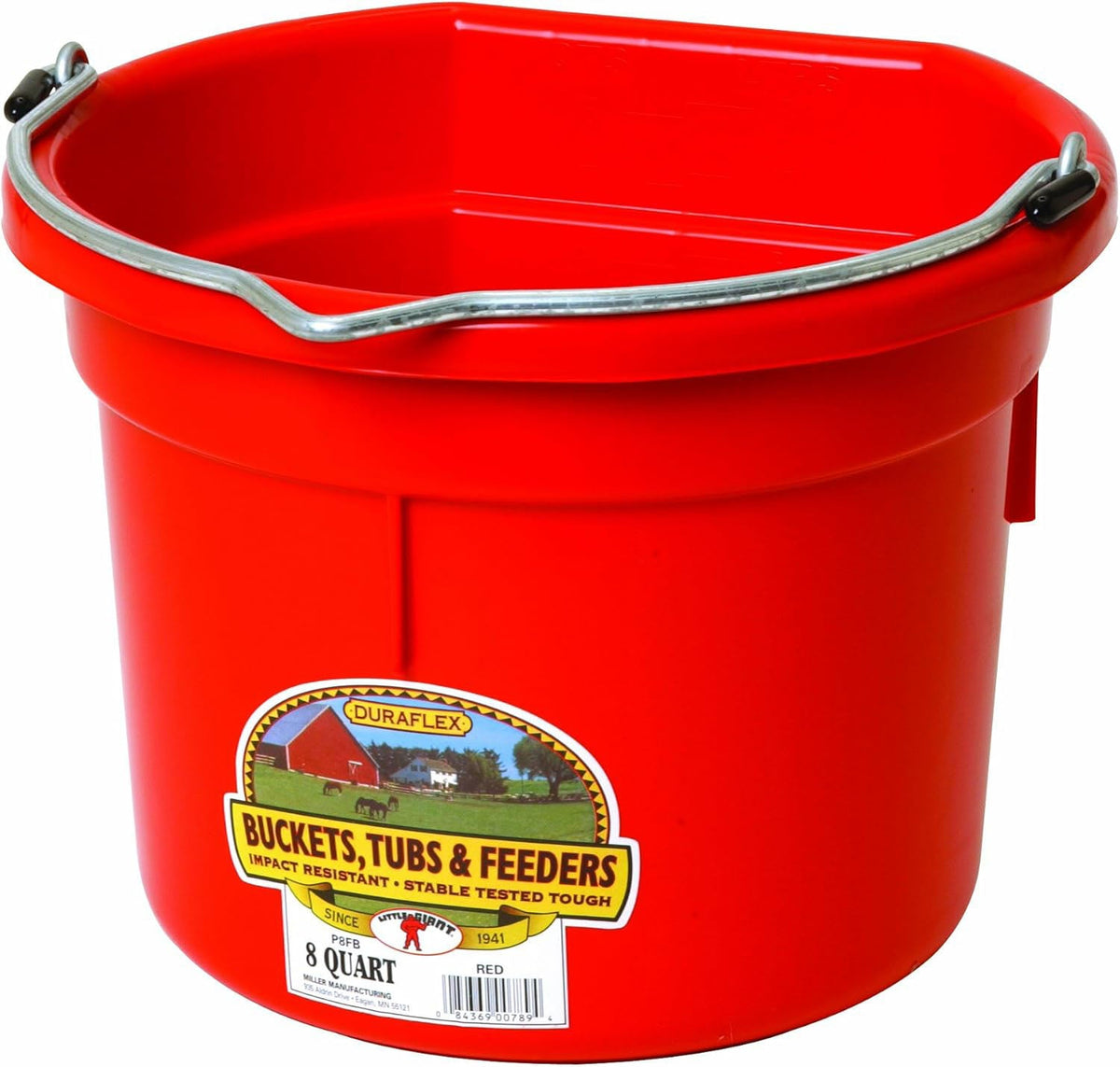 Little Giant Flat-Back Heavy-Duty Plastic Utility Buckets