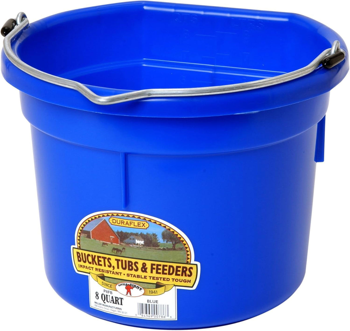 Little Giant Flat-Back Heavy-Duty Plastic Utility Buckets