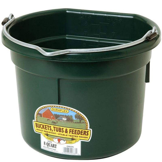 Little Giant Flat-Back Heavy-Duty Plastic Utility Buckets
