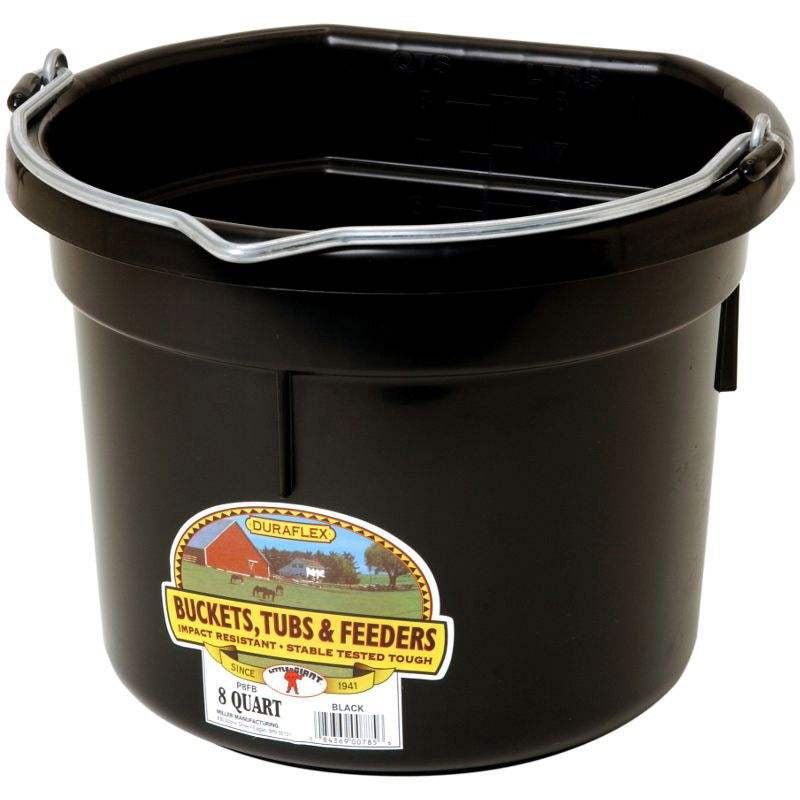 Little Giant Flat-Back Heavy-Duty Plastic Utility Buckets
