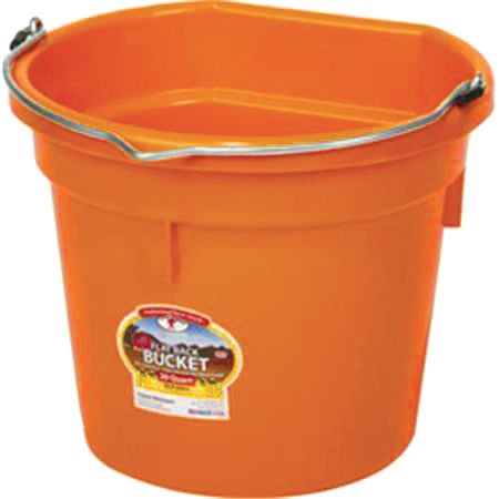Little Giant Flat-Back Heavy-Duty Plastic Utility Buckets