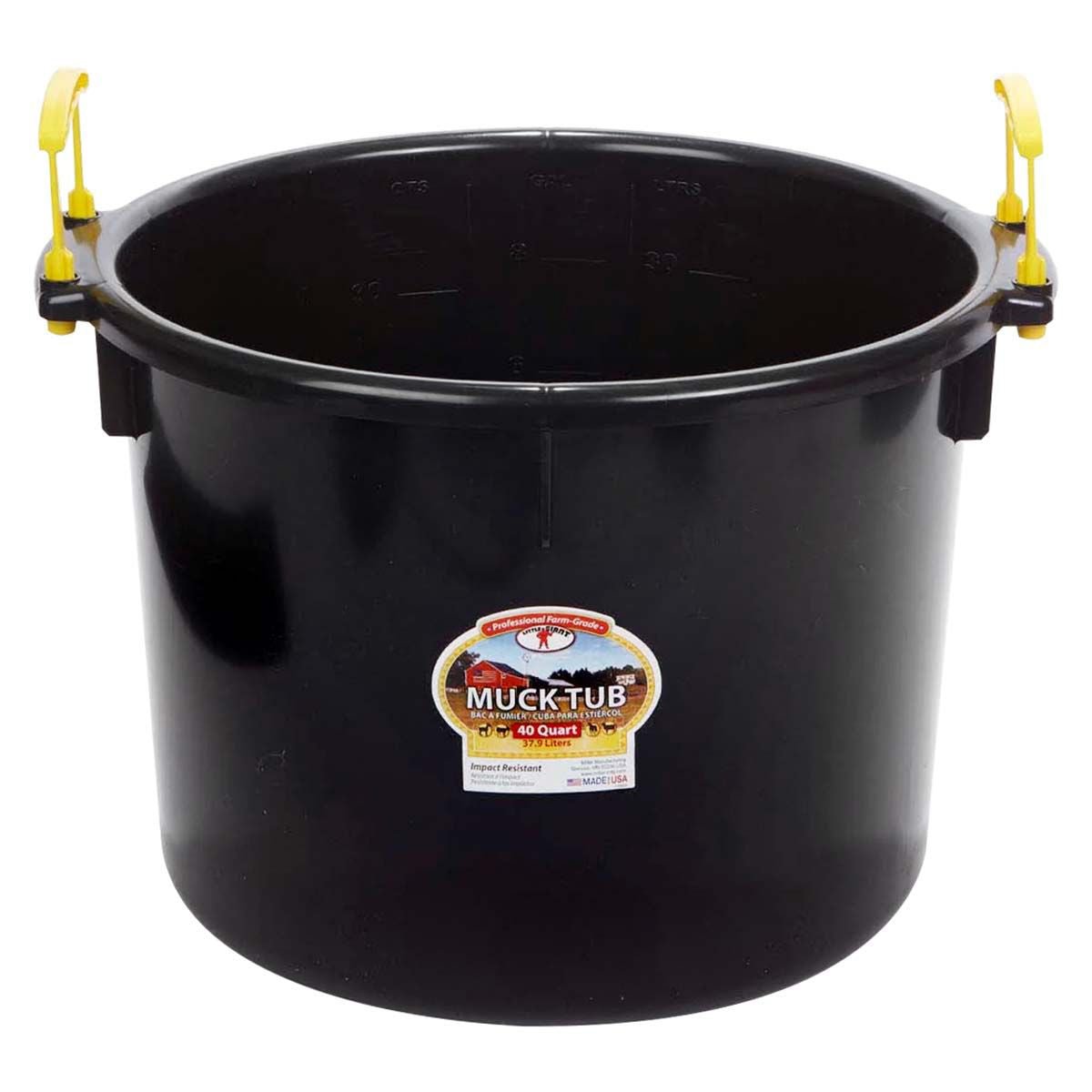 Little Giant Heavy-Duty Polyethylene Muck Tubs (40 Quart & 70 Quart)