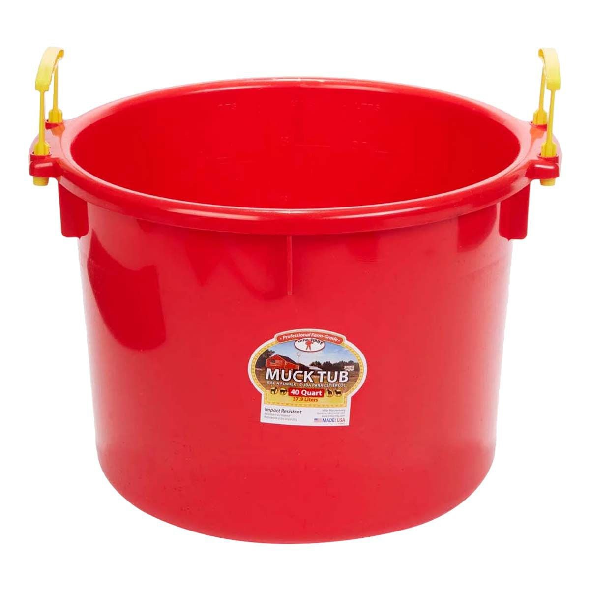 Little Giant Heavy-Duty Polyethylene Muck Tubs (40 Quart & 70 Quart)