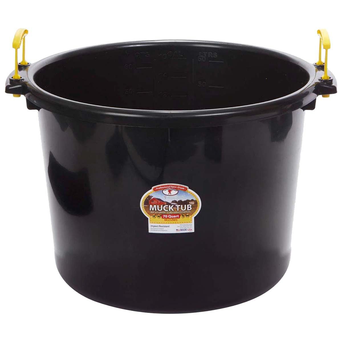 Little Giant Heavy-Duty Polyethylene Muck Tubs (40 Quart & 70 Quart)