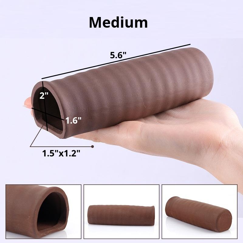 Ribbed Terracotta Tunnel Hides