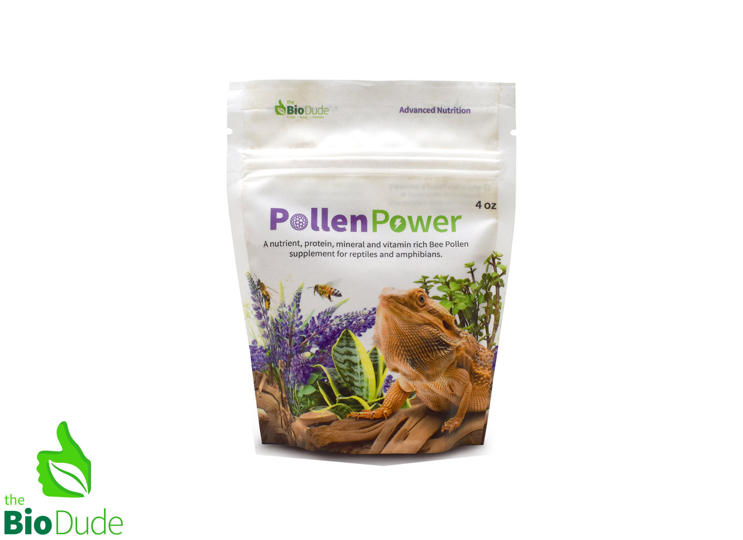 The Bio Dude - Pollen Power - Premium Bee Pollen Supplement - DS