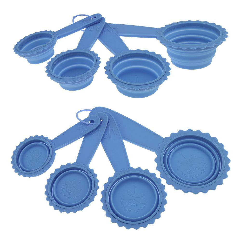 Just Believe Dragonfly Collapsible Silicone Measuring Cups (Set of 4)