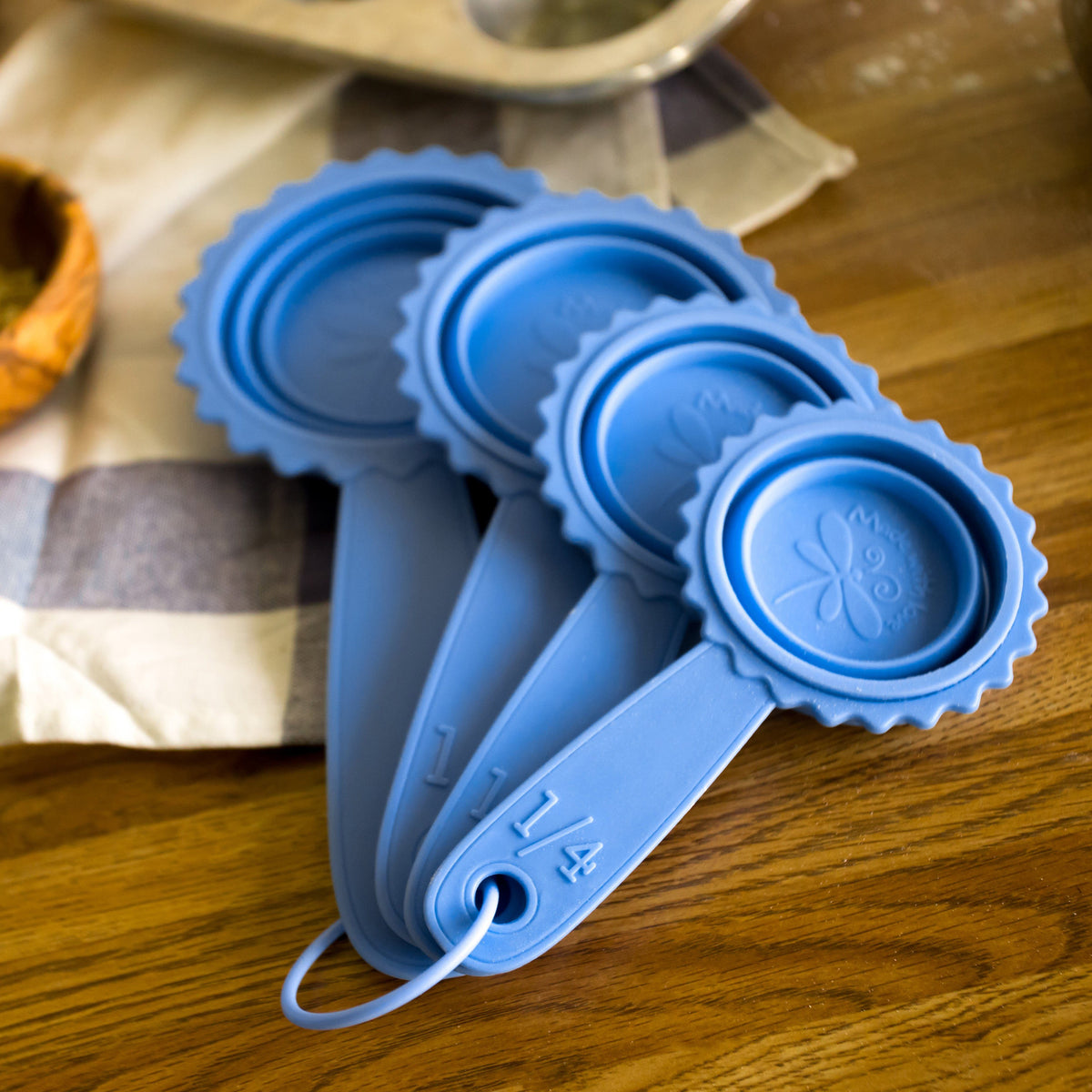 Just Believe Dragonfly Collapsible Silicone Measuring Cups (Set of 4)