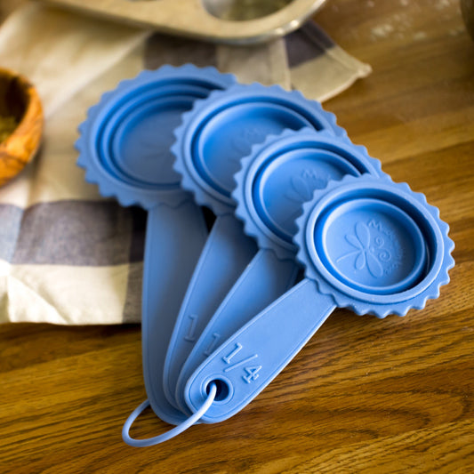 Just Believe Dragonfly Collapsible Silicone Measuring Cups (Set of 4)