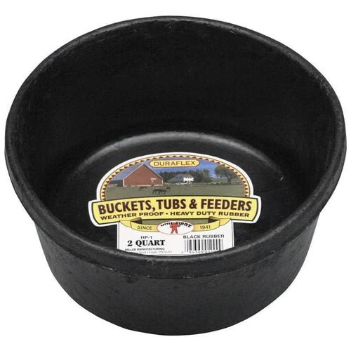 DuraFlex Corded Rubber Heavy-Duty Feeding Pan & Soaking Dish