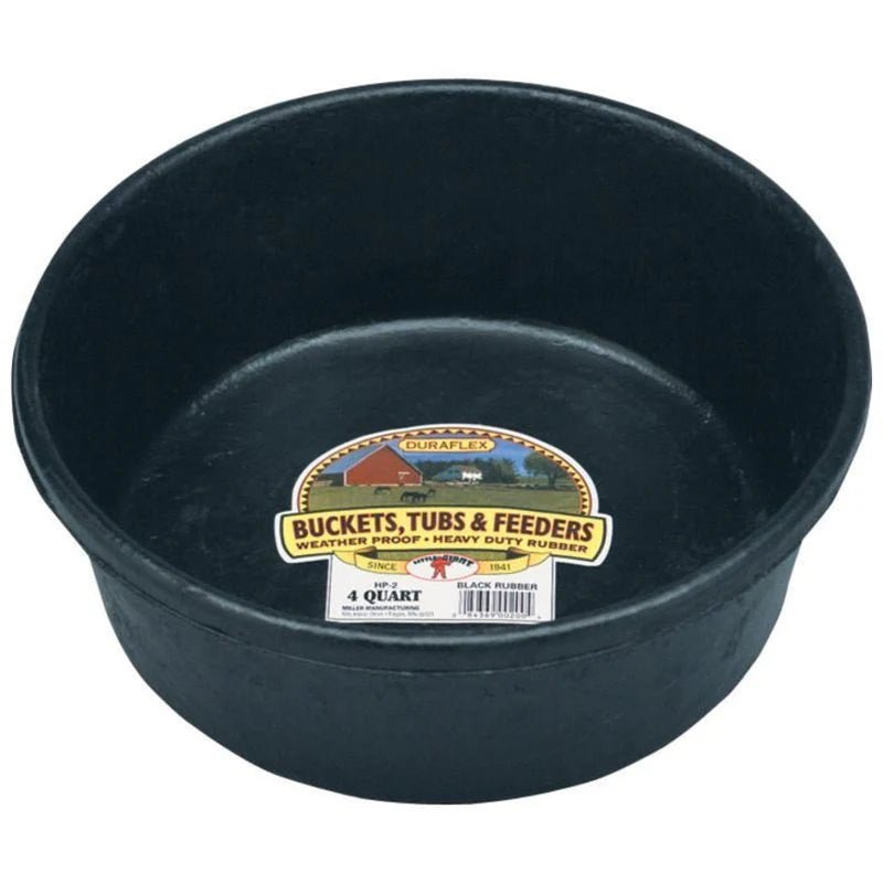 DuraFlex Corded Rubber Heavy-Duty Feeding Pan & Soaking Dish