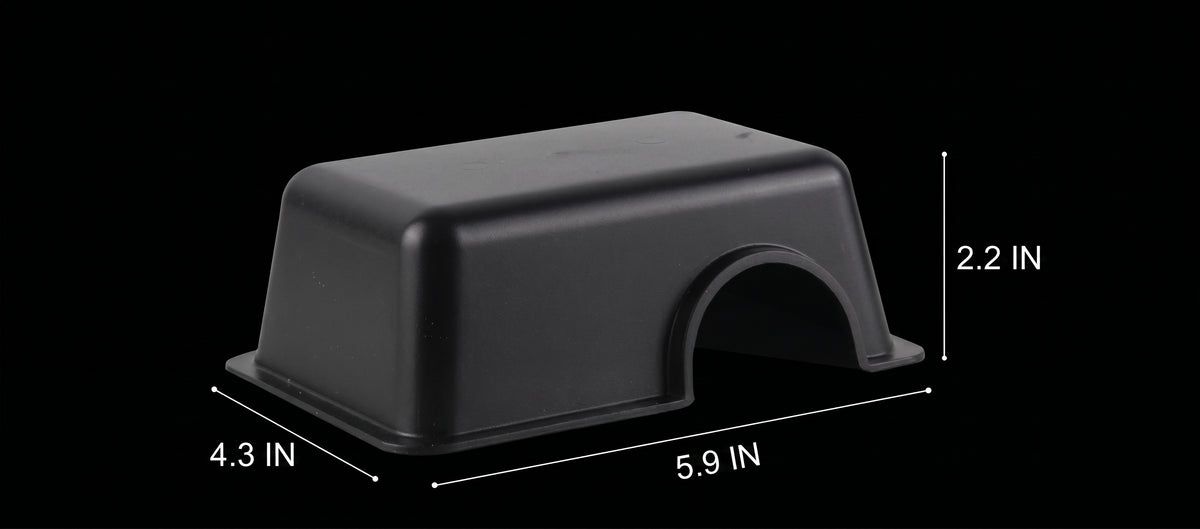 Blackout Reptile Hide